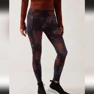 Floral Athleta Ranier Tight Leggings